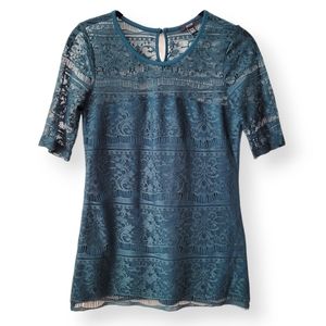 Jacob Green Lace Blouse XS